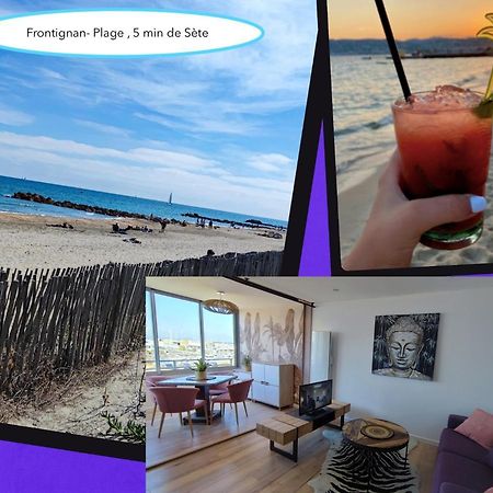 La Perle Bleue, 100 M De La Plage, Parking, Wifi Фронтиньян Экстерьер фото